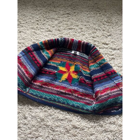 Amazing Vintage Southwestern Navajo Aztec Shetland Wool Cardigan Sweater Casual - Picture 11 of 14